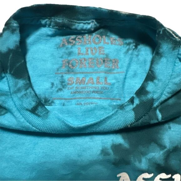 COPY - Assholes Live Forever Tie Dye T-shirt New - Picture 4 of 5